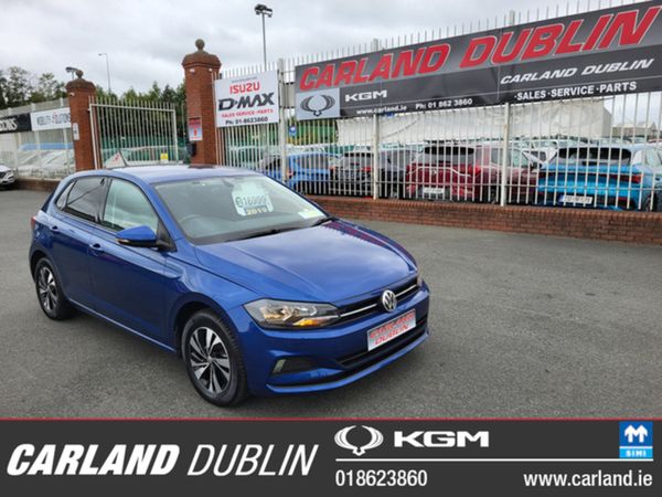 Volkswagen Polo Hatchback, Petrol, 2019, Blue