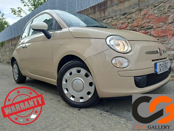 Fiat 500 Hatchback, Petrol, 2012, Beige