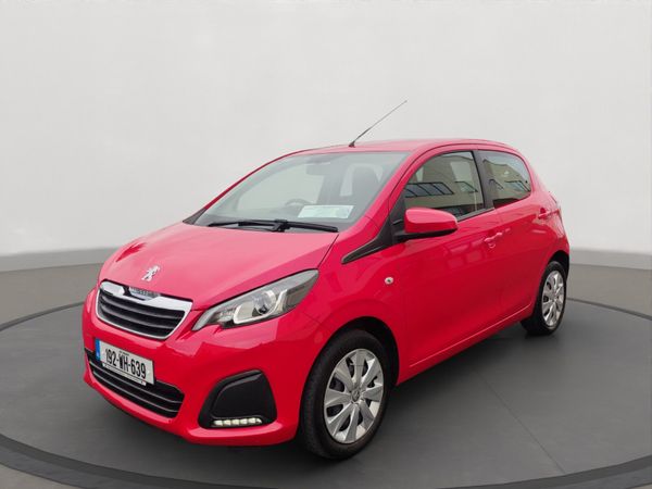 Peugeot 108 Hatchback, Petrol, 2019, Red