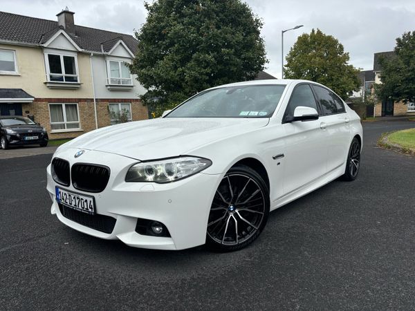 BMW 5-Series Saloon, Diesel, 2014, White