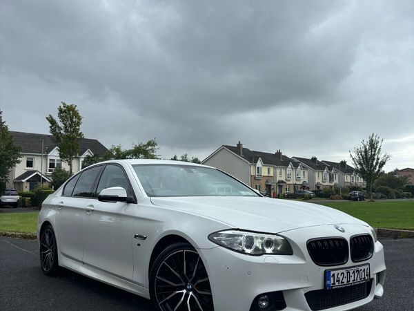 BMW 5-Series Saloon, Diesel, 2014, White