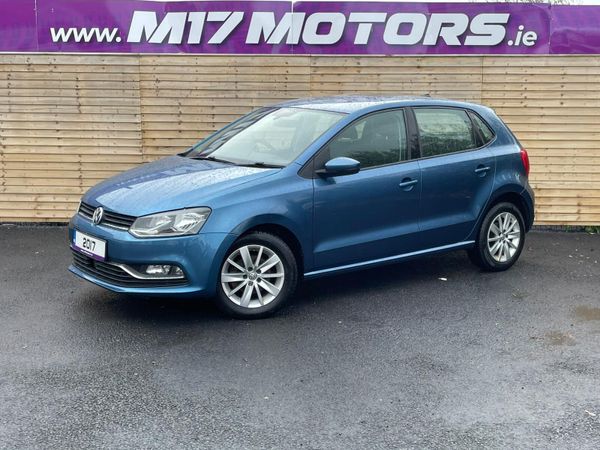 Volkswagen Polo Hatchback, Petrol, 2017, Blue