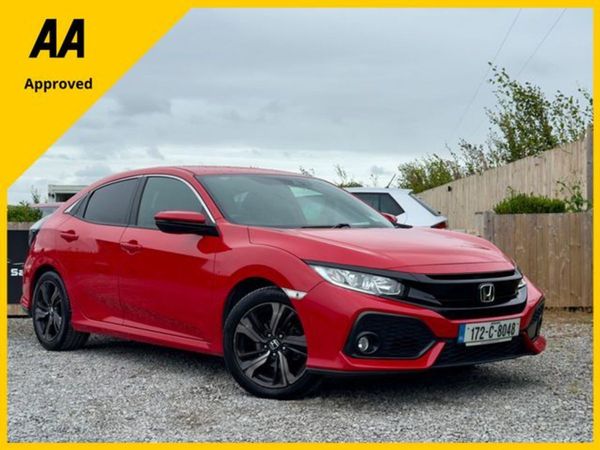 Honda Civic Hatchback, Petrol, 2017, Red