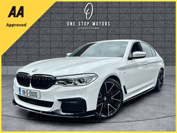 BMW 5-Series Saloon, Diesel, 2017, White