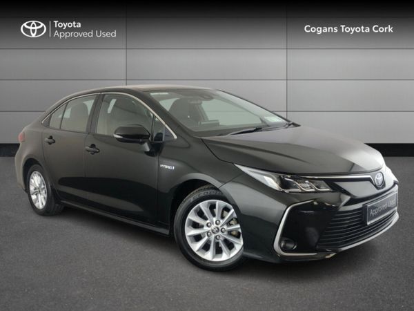 Toyota Corolla Saloon, Petrol Hybrid, 2021, Black