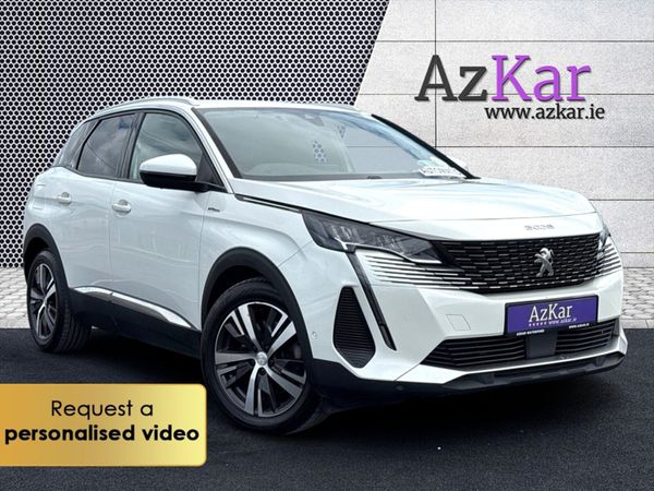 Peugeot 3008 SUV, Petrol Plug-in Hybrid, 2021, White