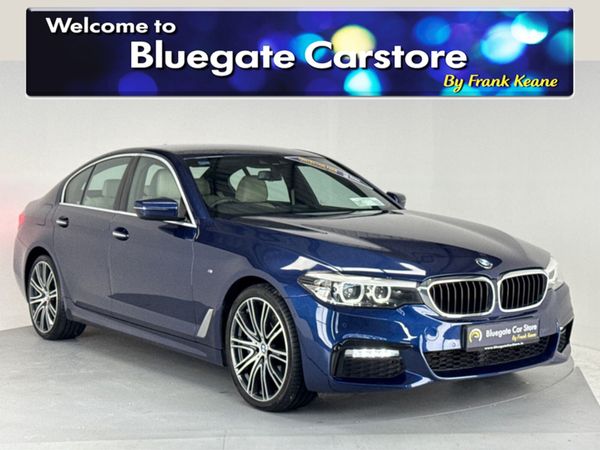 BMW 5-Series Saloon, Diesel, 2017, Blue