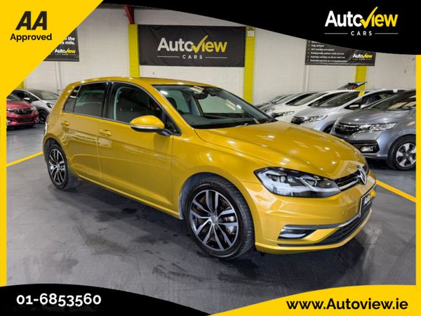 Volkswagen Golf Hatchback, Petrol, 2018, Gold