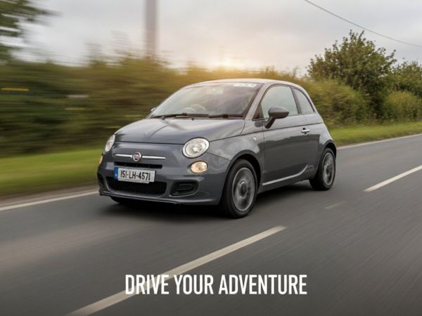 Fiat 500 Hatchback, Petrol, 2015, Grey