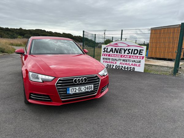 Audi A4 Saloon, Diesel, 2017, Red