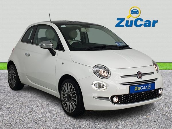 Fiat 500 Hatchback, Petrol, 2019, White