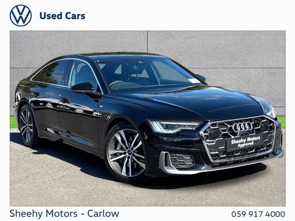Audi A6 Saloon, Petrol Plug-in Hybrid, 2024, Black
