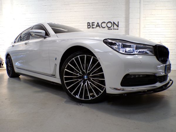 BMW 7-Series Saloon, Petrol Plug-in Hybrid, 2018, White