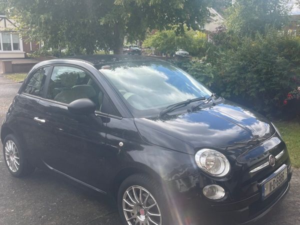 Fiat 500 Hatchback, Petrol, 2011, Black