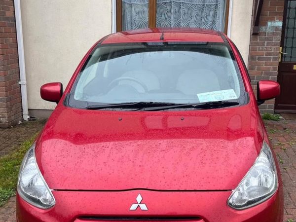 Mitsubishi Mirage Hatchback, Petrol, 2013, Red