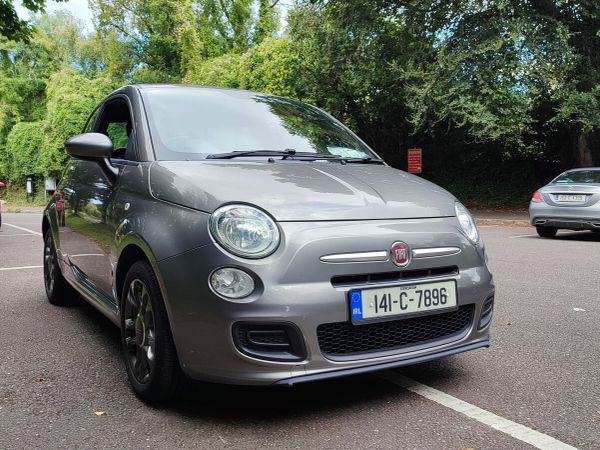 Fiat 500 Hatchback, Petrol, 2014, Grey