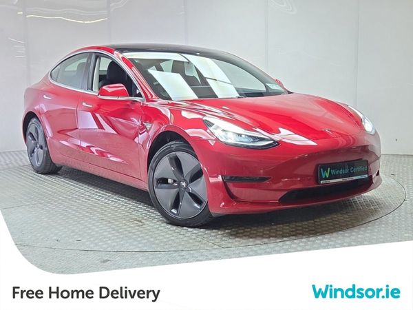 Tesla Model 3 Saloon, Electric, 2020, Red