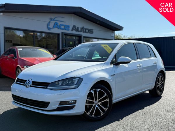 Volkswagen Golf Hatchback, Petrol, 2014, White