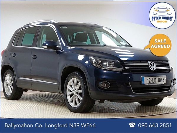 Volkswagen Tiguan SUV, Diesel, 2012, Blue