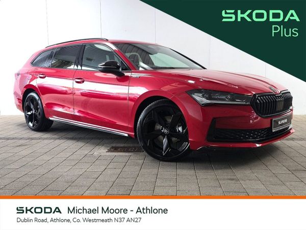 Skoda Superb Estate, Diesel, 2025, Red