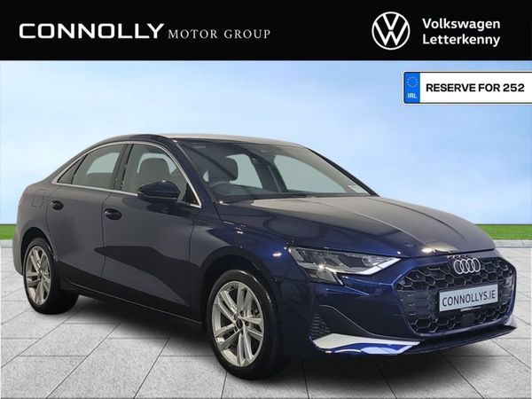 Audi A3 Saloon, Petrol, 2025, Blue