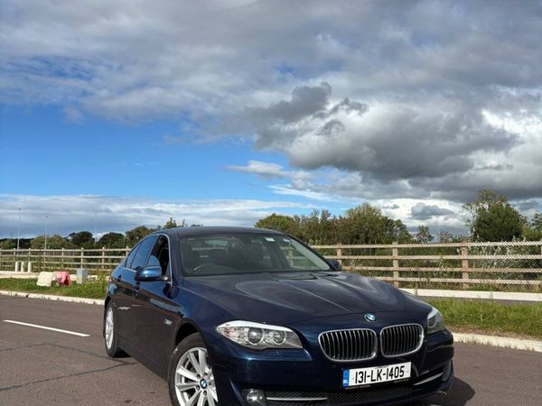 BMW 5-Series Saloon, Diesel, 2013, Blue