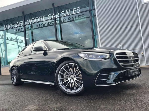 Mercedes-Benz S-Class Saloon, Diesel Hybrid, 2025, Green