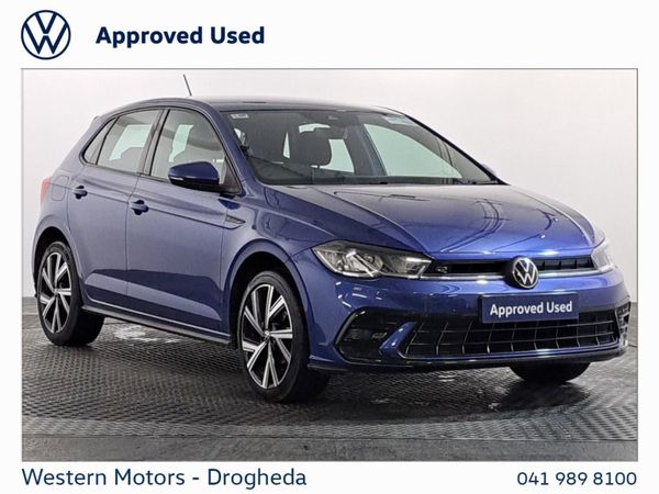 Volkswagen Polo Hatchback, Petrol, 2022, Blue