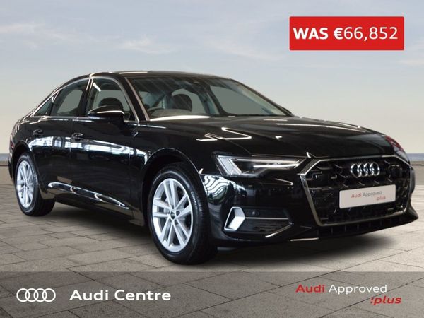 Audi A6 Saloon, Diesel Hybrid, 2025, Black