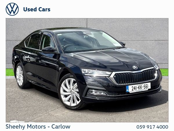 Skoda Octavia Saloon, Petrol Hybrid, 2024, Black
