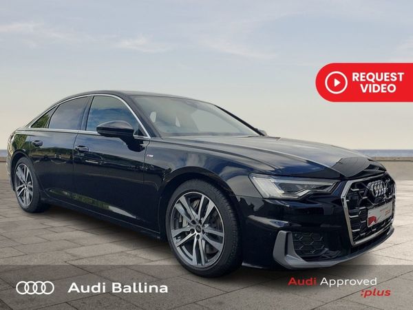 Audi A6 Saloon, Petrol Hybrid, 2025, Black