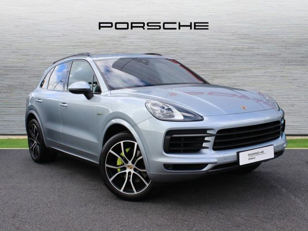 Porsche Cayenne SUV, Petrol Plug-in Hybrid, 2021, Silver