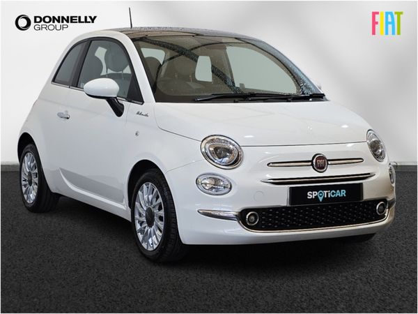 Fiat 500 Hatchback, Petrol, 2021, White