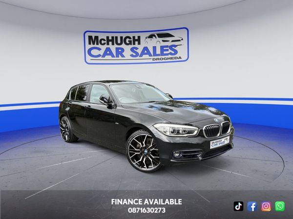 BMW 1-Series Hatchback, Petrol, 2017, Black