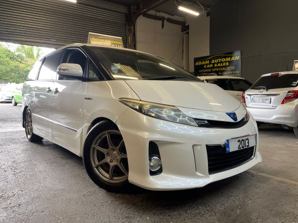 Toyota Estima MPV, Petrol Hybrid, 2013, White