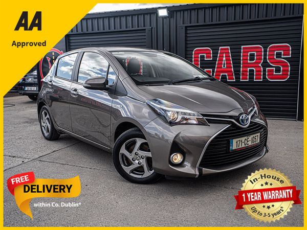 Toyota Yaris Hatchback, Petrol Hybrid, 2017, Grey