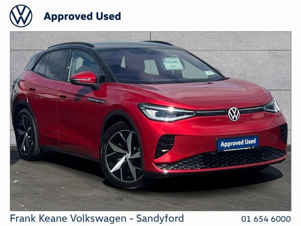 Volkswagen ID.4 Hatchback, Electric, 2022, Red