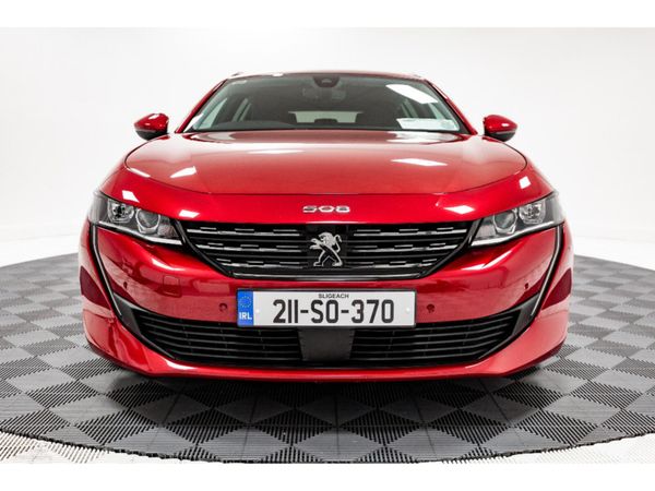 Peugeot 508 Estate, Petrol Plug-in Hybrid, 2021, Red