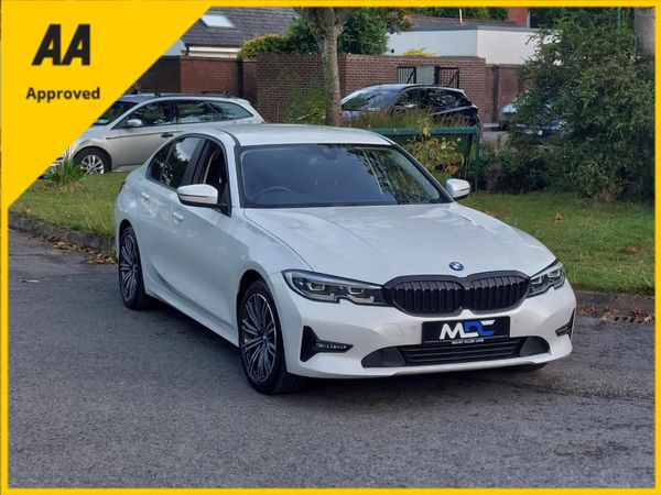 BMW 3-Series Saloon, Petrol Plug-in Hybrid, 2019, White
