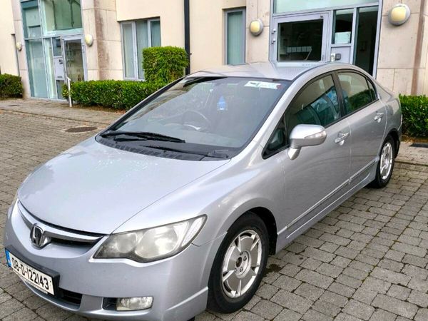 Honda Civic Saloon, Petrol Hybrid, 2008, Silver