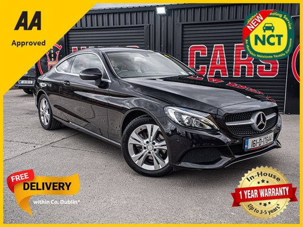 Mercedes-Benz C-Class Coupe, Petrol, 2016, Black