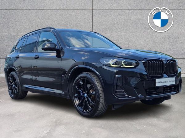 BMW X3 SUV, Petrol Plug-in Hybrid, 2024, Black