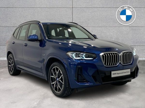 BMW X3 SUV, Petrol Plug-in Hybrid, 2022, Blue