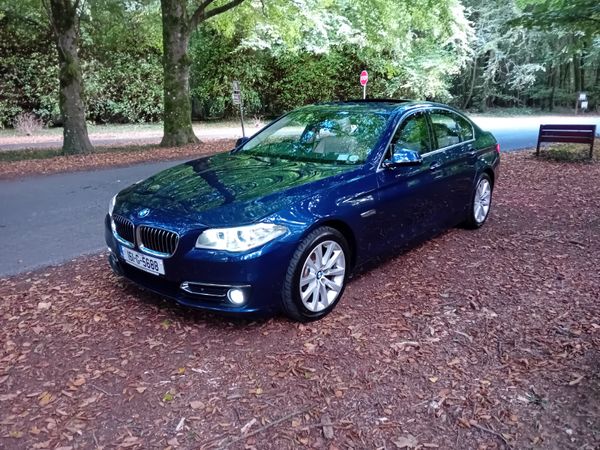 BMW 5-Series Saloon, Diesel, 2016, Blue