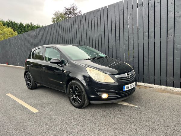 Opel Corsa Hatchback, Petrol, 2008, Black