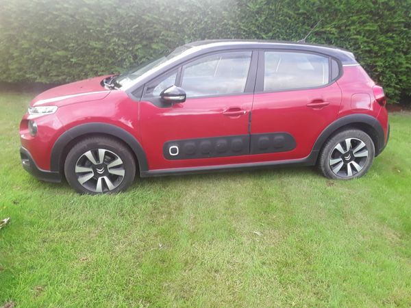 Citroen C3 Hatchback, Petrol, 2017, Red