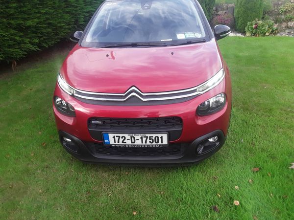 Citroen C3 Hatchback, Petrol, 2017, Red