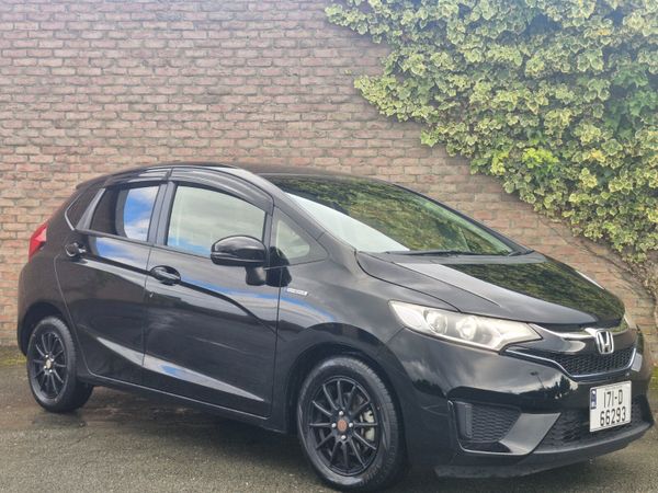 Honda Fit Hatchback, Petrol Hybrid, 2017, Black