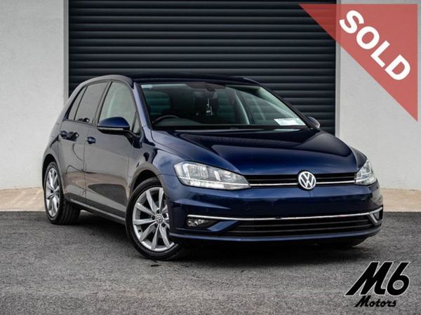 Volkswagen Golf Hatchback, Diesel, 2018, Blue