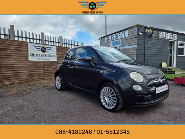Fiat 500 Hatchback, Petrol, 2011, Black